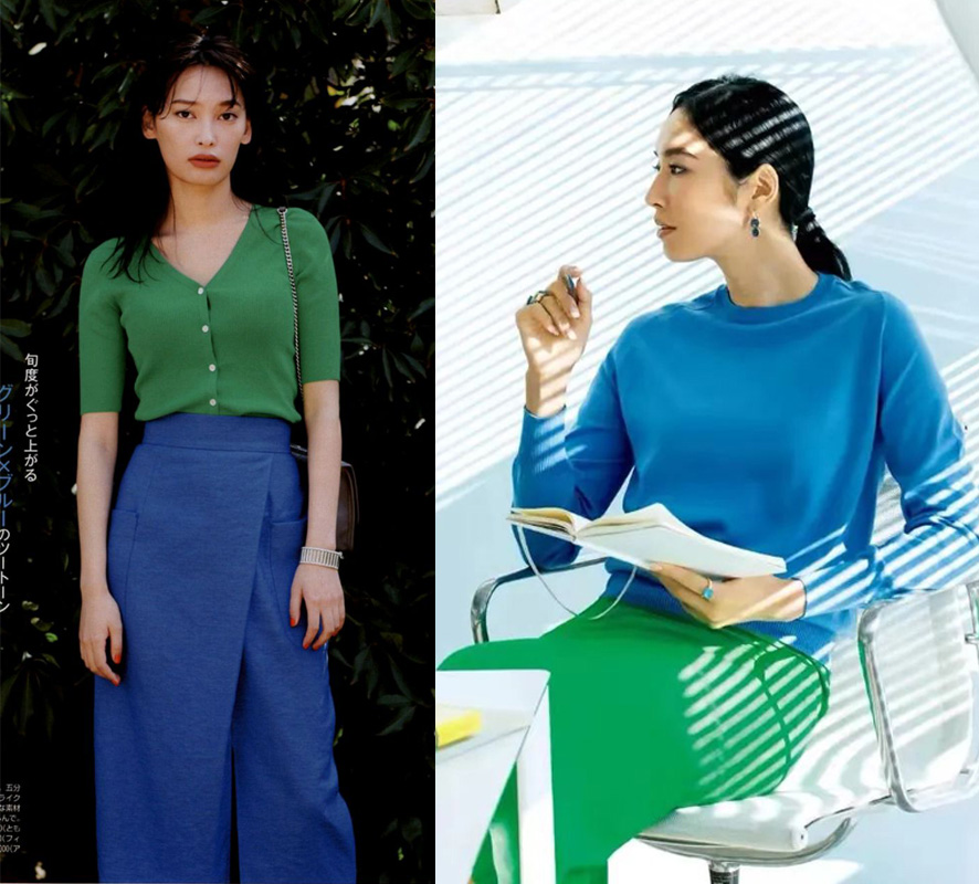 10种日常穿搭配色轻松表达高级感,5组绝美穿搭配色方案