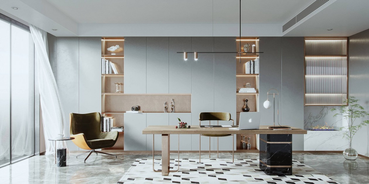 4个平方书房设计带床,40平书房设计图