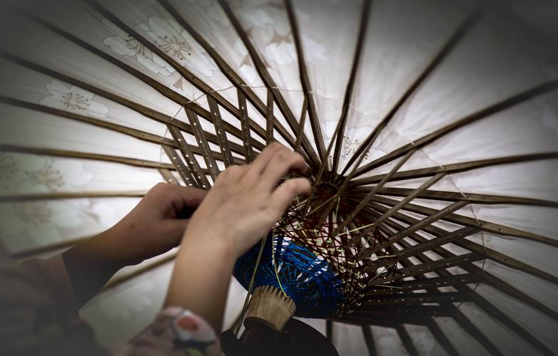 古代的雨伞结构,中国古代发明雨伞