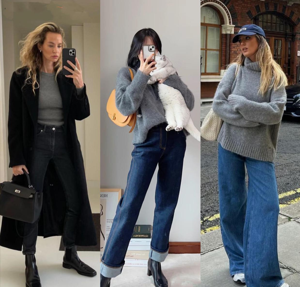 什么色度的灰色毛衣显高级,合适的高级灰毛衣图片