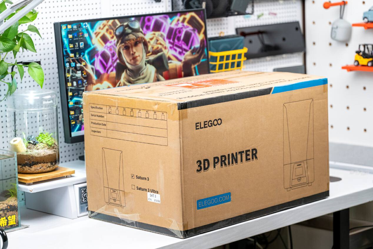 为了老头环雕塑连肝48小时,ELEGOOSaturn3光固化3D打印机评测