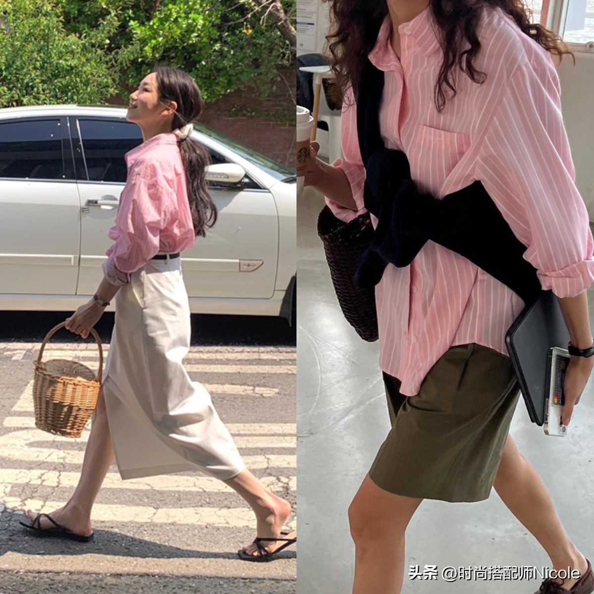 韩系女性穿搭简单好看,韩式穿搭怎么搭
