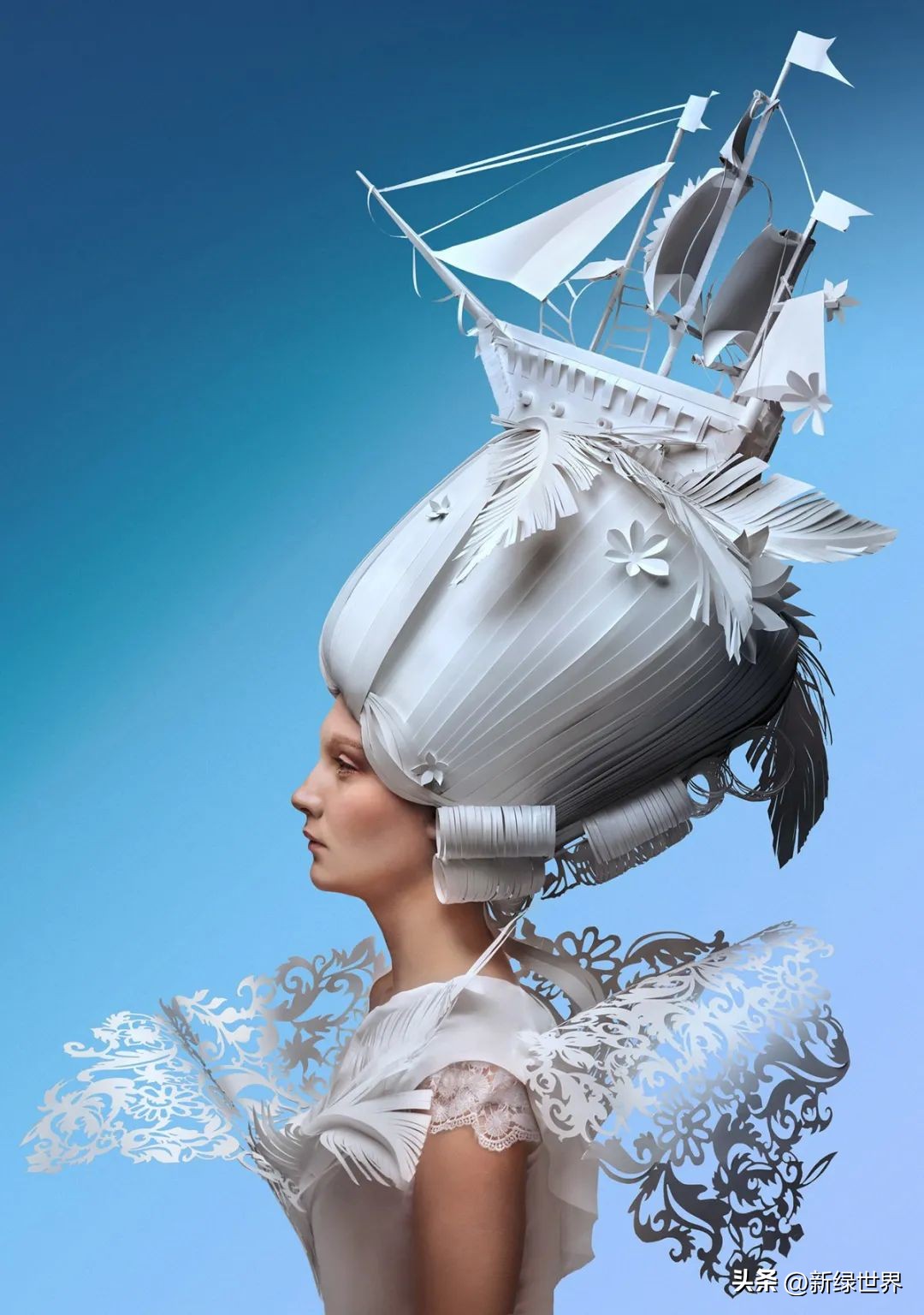 一组纸艺作品,令人惊艳的纸艺作品