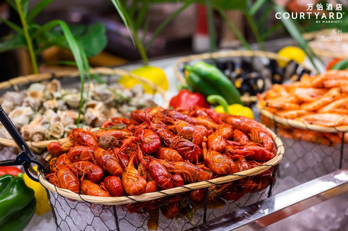 苏州万怡龙虾,苏州酒店小龙虾自助