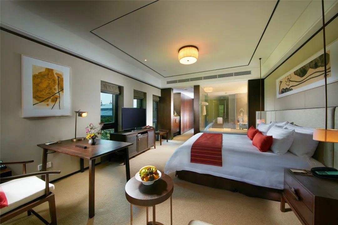 宁波东钱湖心宿福泉度假客舍,宁波东钱湖希尔顿酒店景观客房
