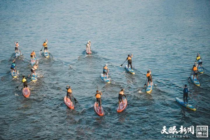 全国百余名选手乘风破浪桨动黔南