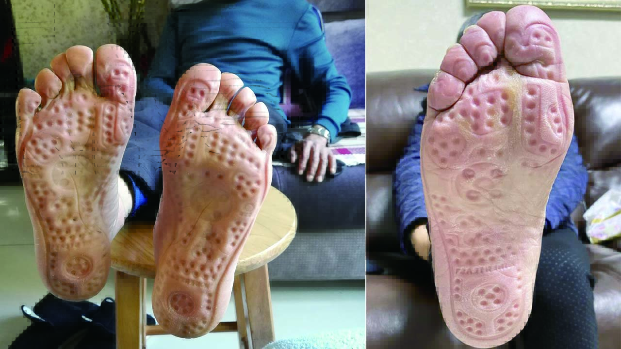 精油按摩养生袜,足疗袜真的有用吗