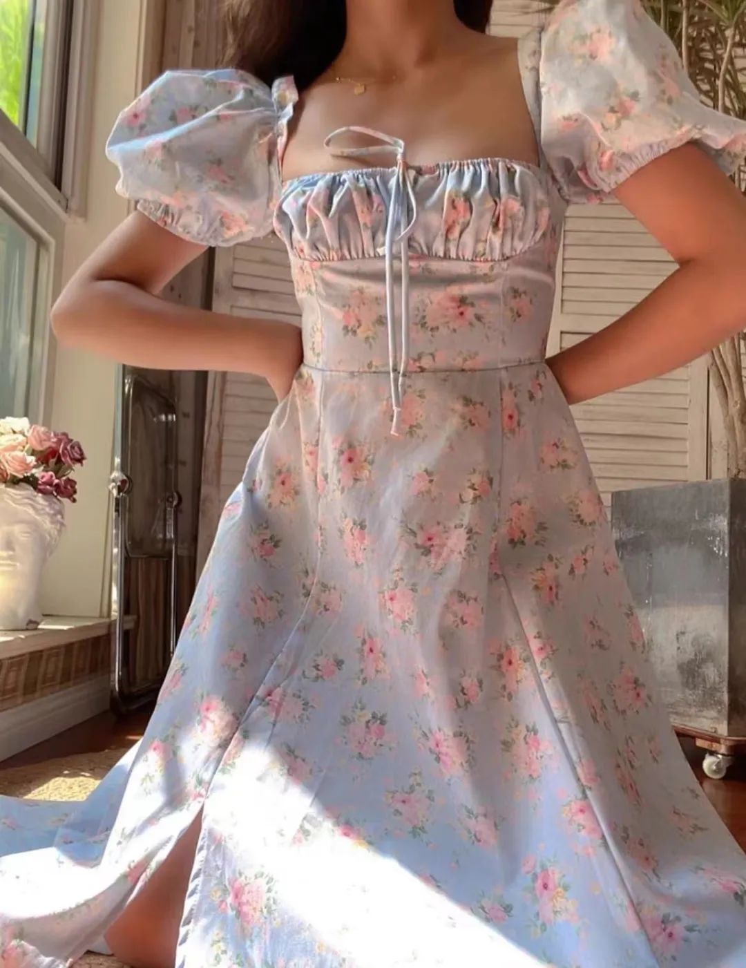 夏天微胖连衣裙,小个子120-150斤微胖连衣裙