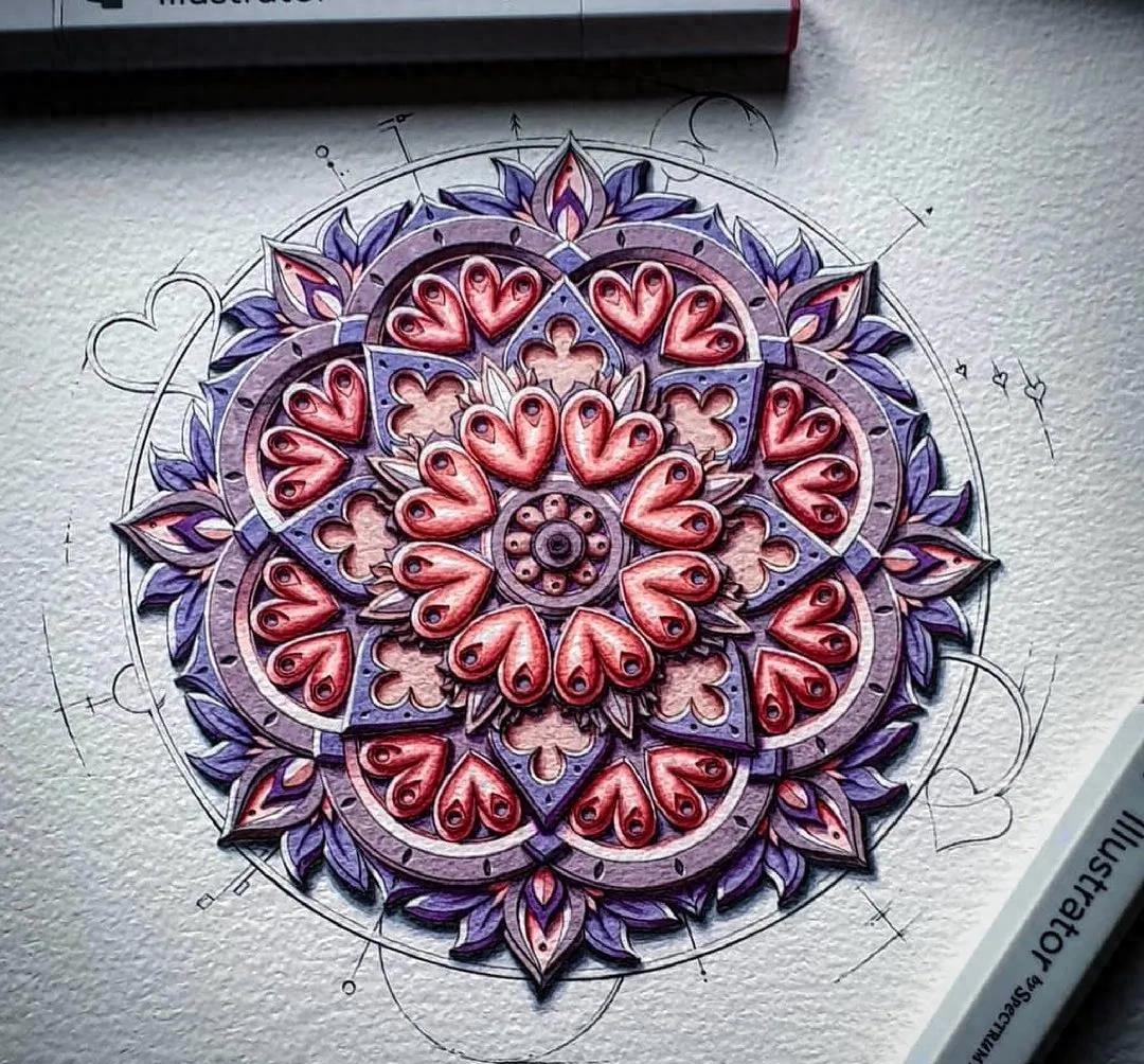 画这种竟能治好抑郁？这些超牛的解压图案，拯救了自杀边缘的男人