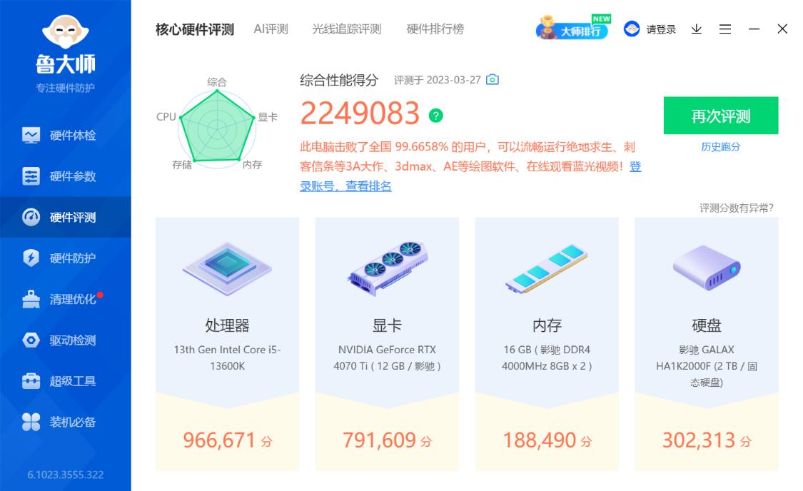 白色主题装机配置分享：13600K+4070Ti名人堂+先马颜之神机箱装机
