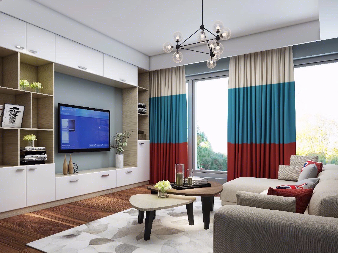 漂亮的电视柜背景墙最新款,7款电视背景墙及电视柜设计