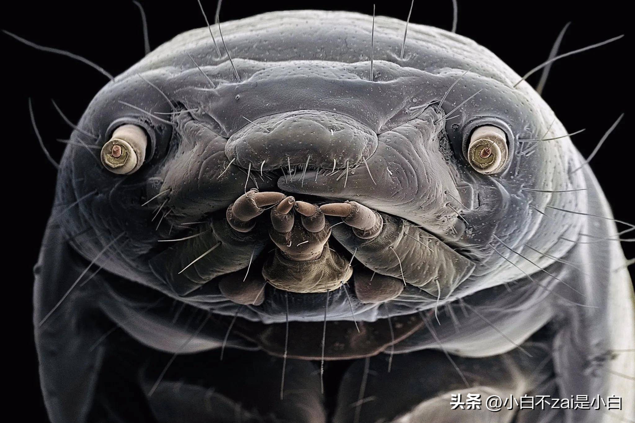 显微镜观察昆虫脸视频,昆虫在显微镜下的真正面目