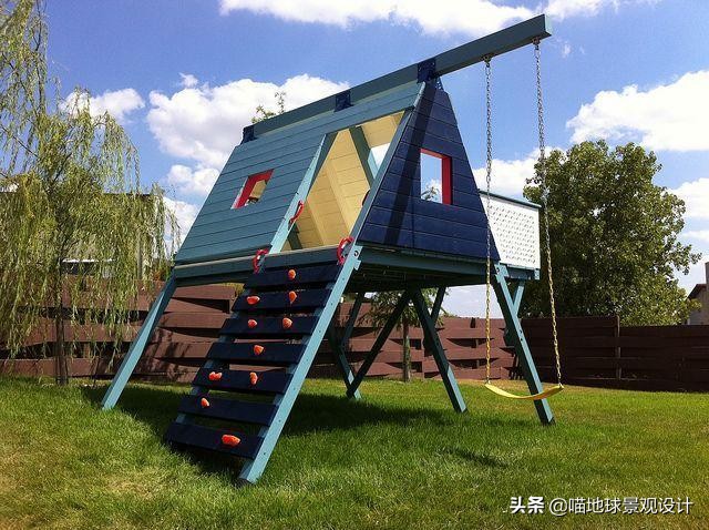 儿童院子怎么设计游乐的地方,庭院景观设计儿童