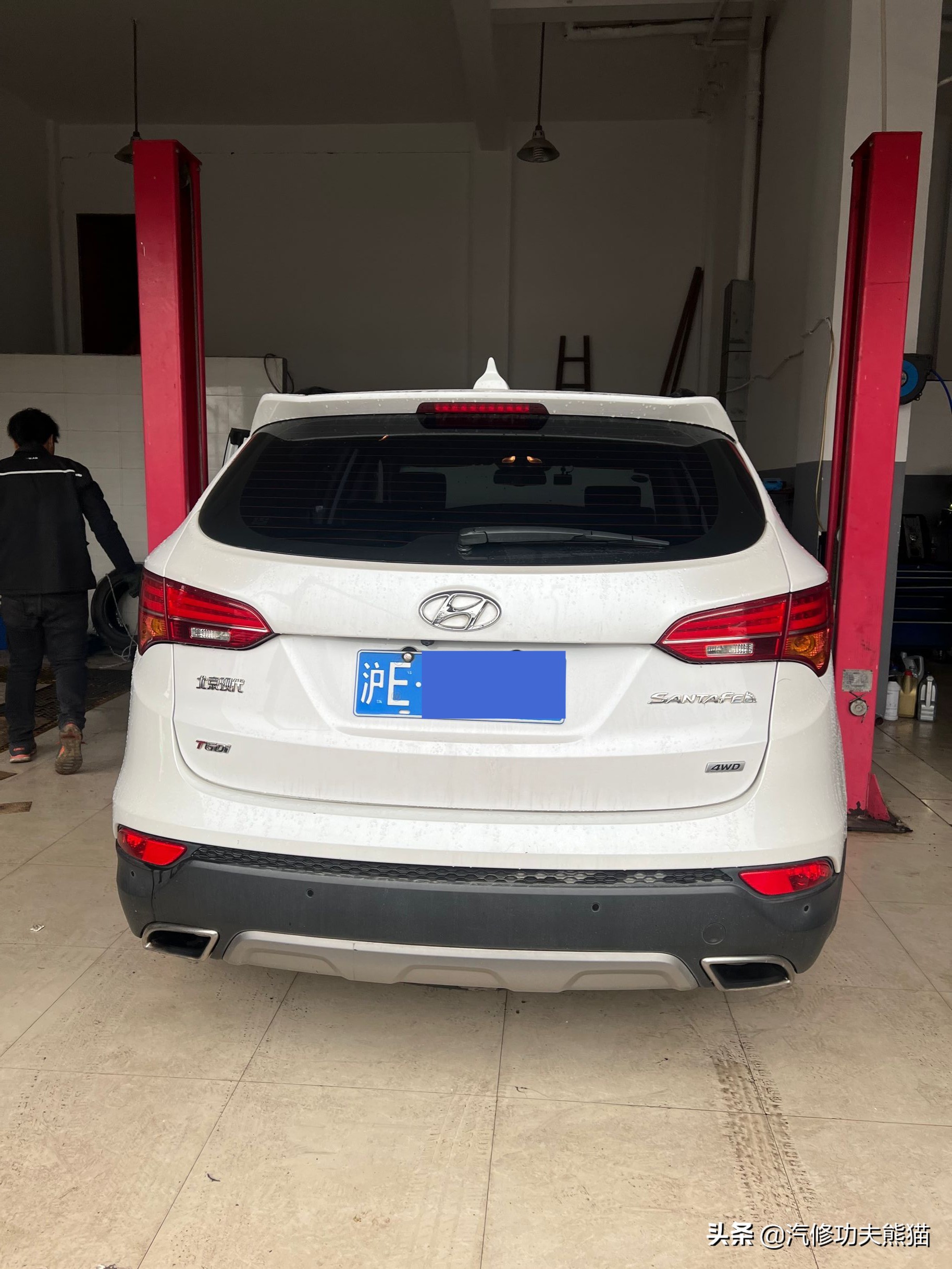 全新胜达大修,现代全新胜达9万公里烧机油