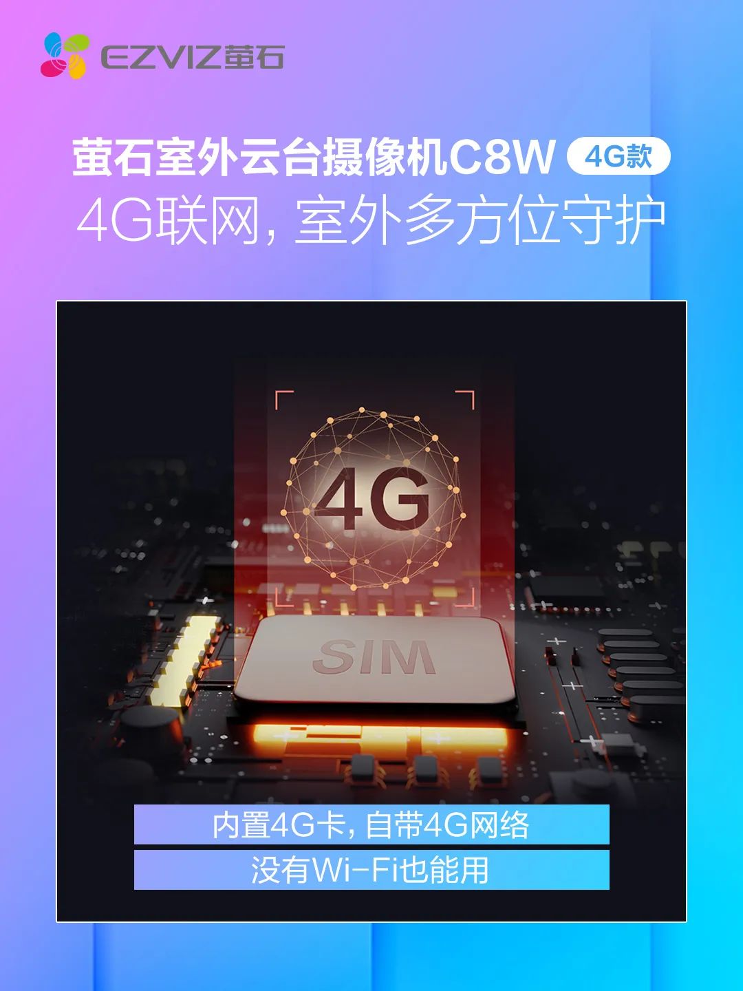 萤石爆款c8w系列室外云台摄像机,萤石h8和c8wc8c哪个夜视要好点
