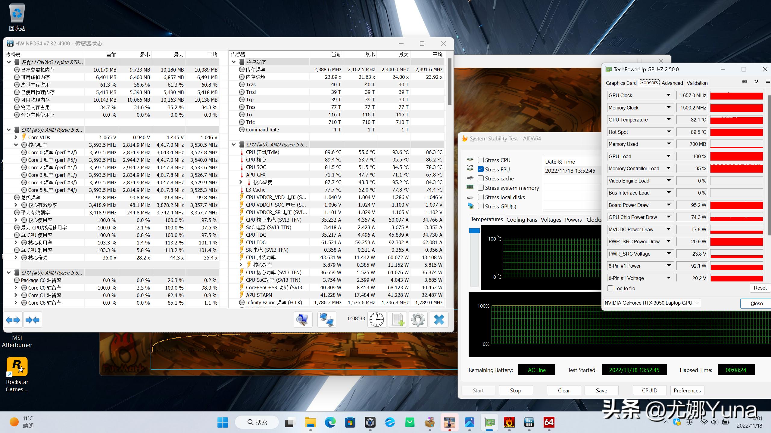 游戏测评联想拯救者r7000p2022款,拯救者r7000r5-5600h跑分