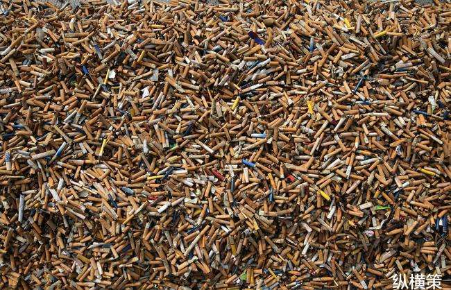 日本烟头回收处理视频,日本收集中国烟头