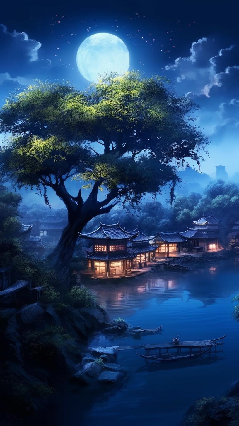 手机壁纸高清仙气清新唯美古风,绝美古风手机意境壁纸