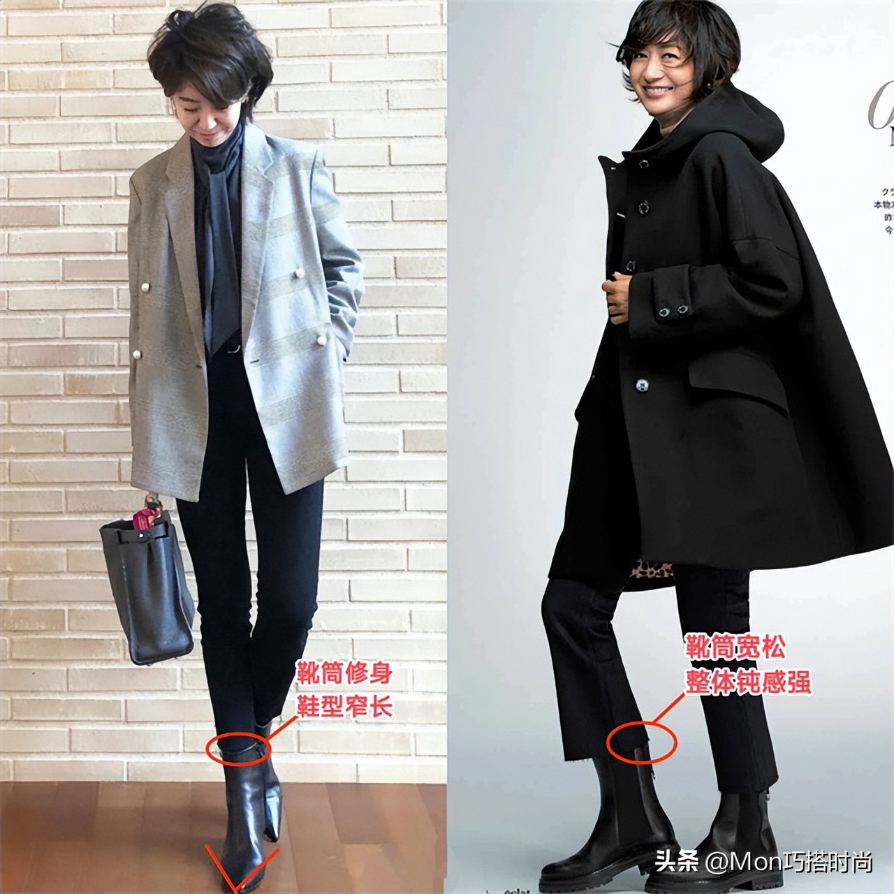 45岁女人冬季穿什么雪地靴子好看,女人穿哪个颜色的雪地靴好看