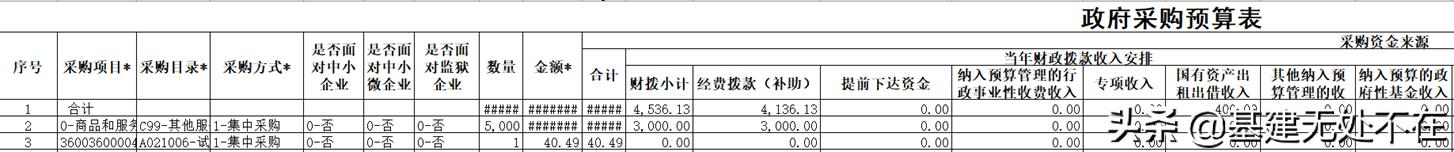 政府采购预算表怎么填,县财政未编制政府采购预算