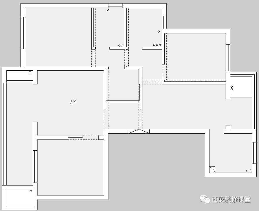 三房二厅北欧原木,130平方三室一厅轻奢极简