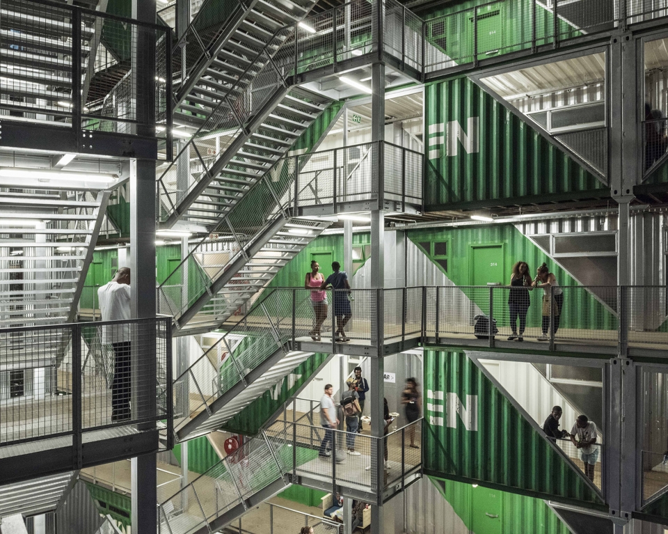 南非桶型公寓,集装箱公寓设计