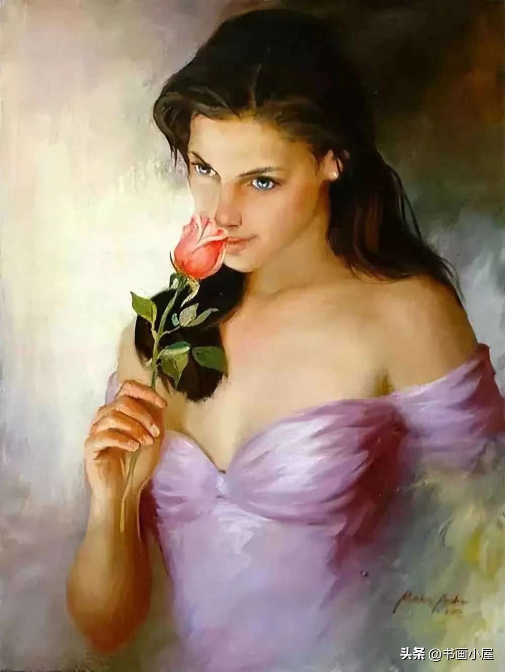 人体油画，你能感受到她的迷人魅力吗？