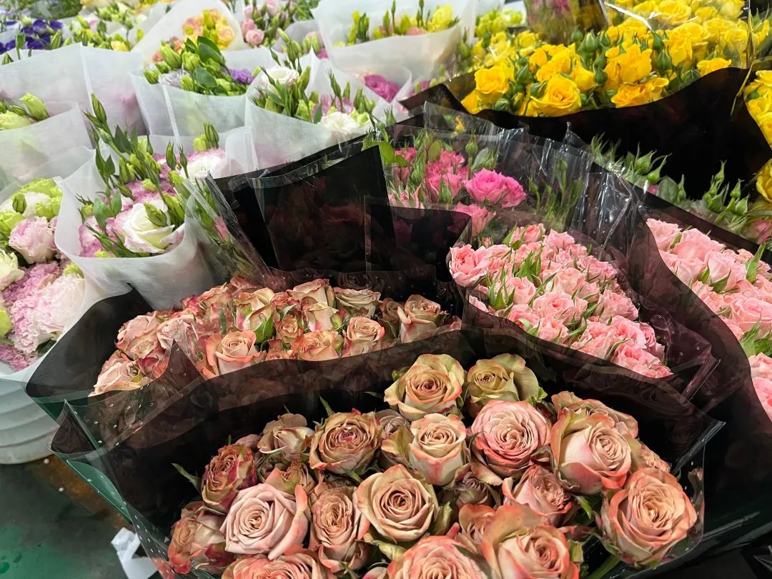 鲜花直播间现场直播卖花人气高,同城鲜花直播间