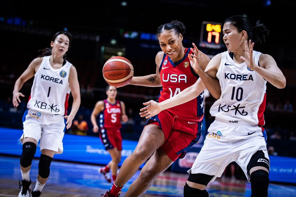 中国女篮世界杯对阵韩国女篮全场,女篮惨败法国32分