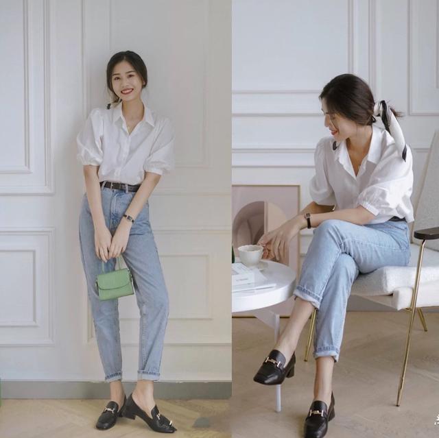 衬衫这样穿时髦又高级回头率200,试试这些高级干练的衬衫穿搭