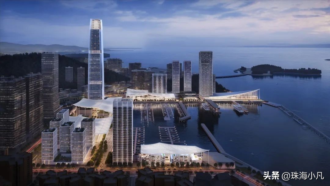 珠海的高楼大厦,珠海未来摩天大楼