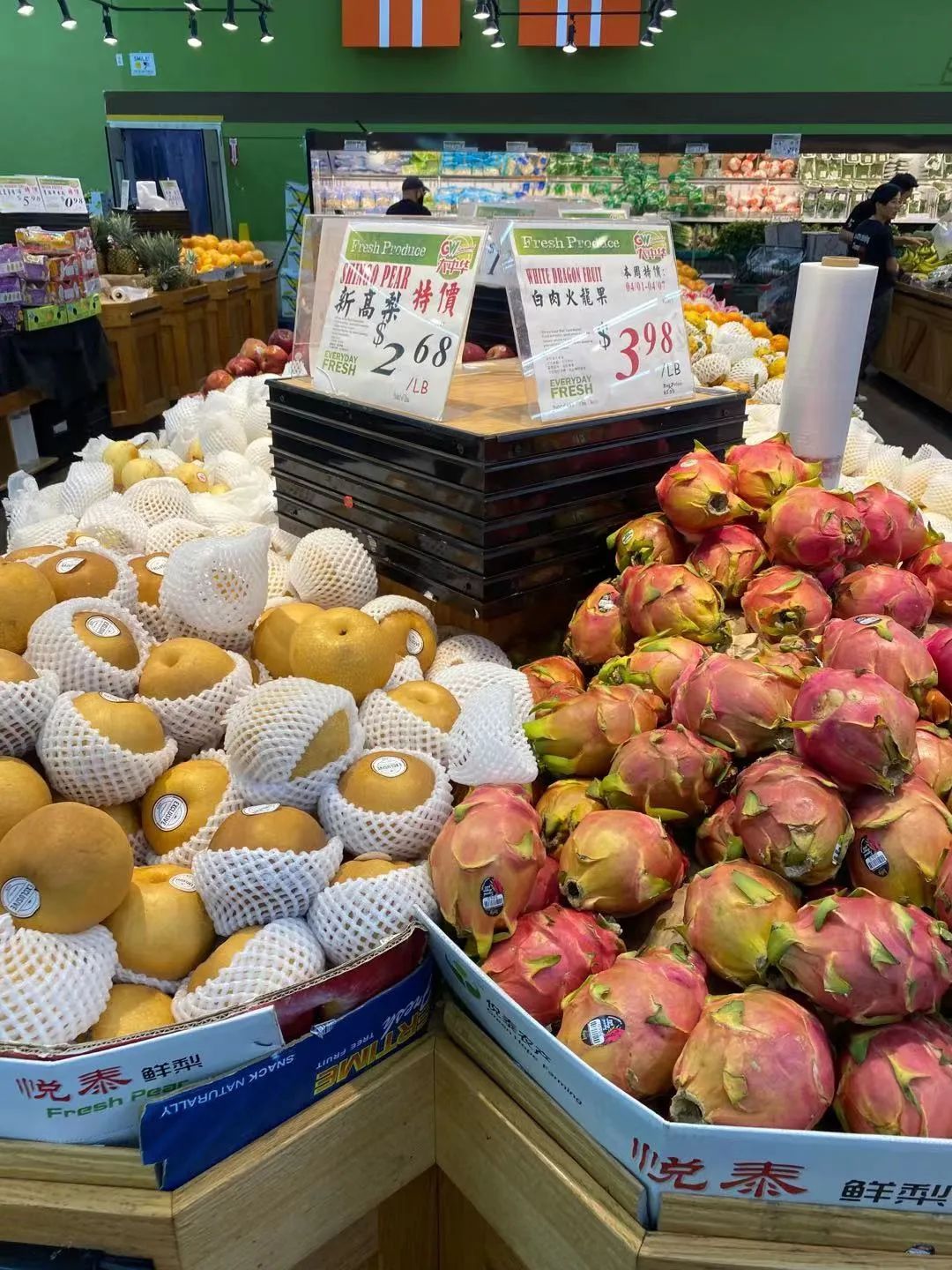 美国的中国超市物价,国外超市真实物价