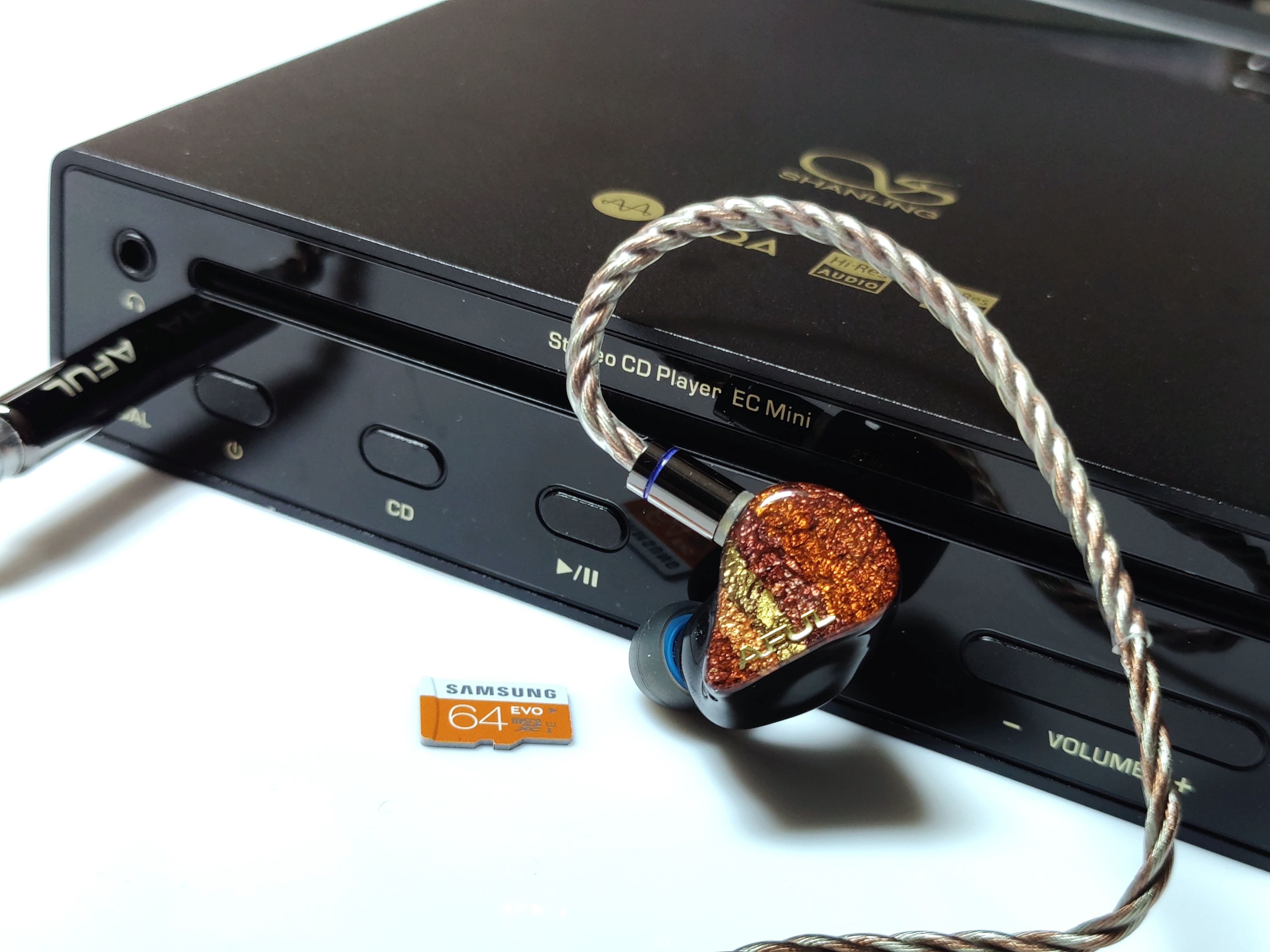 一机走遍天下山灵ECMini便携CD桌面HiFi一体机器材搭配听感分享