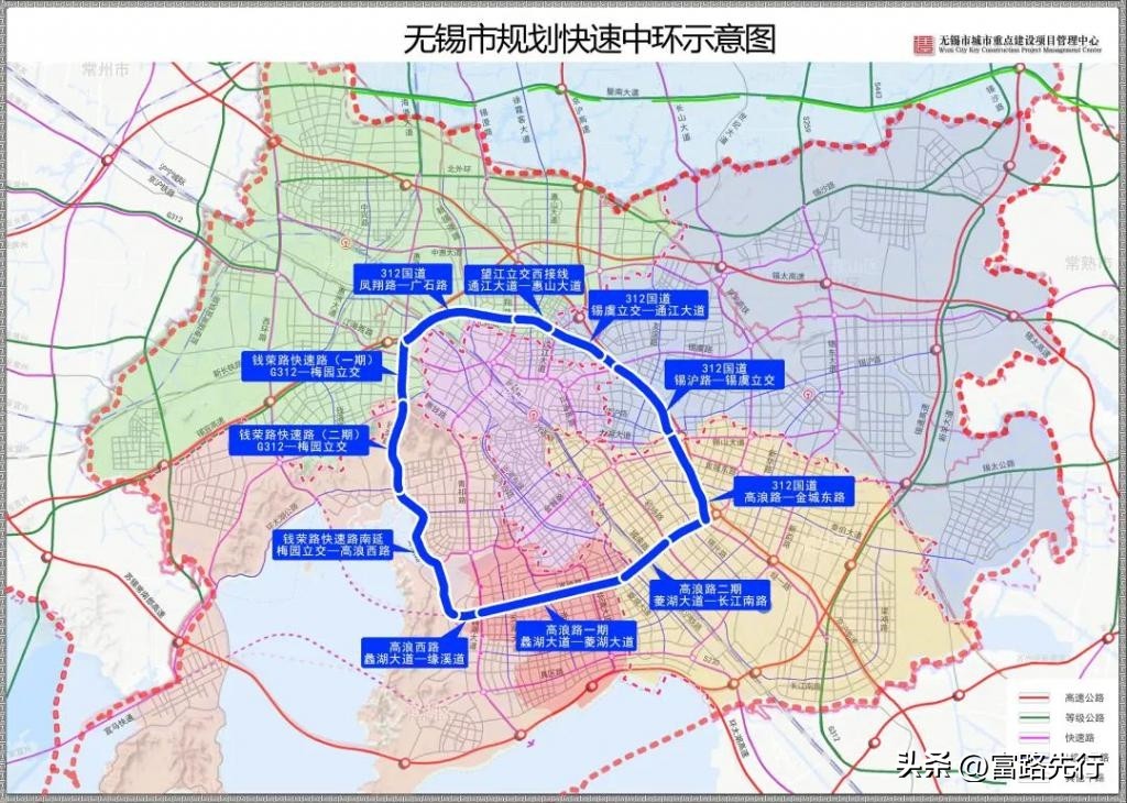无锡快速中环新吴段,2019无锡高浪路快速化方案
