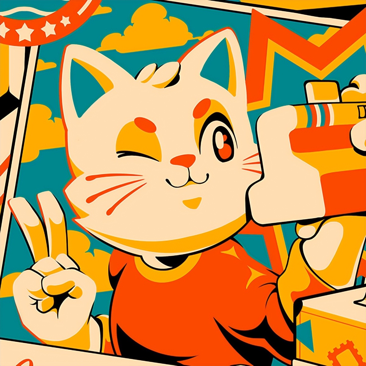 【插画欣赏】这样的潮流T袖插画，好想买！