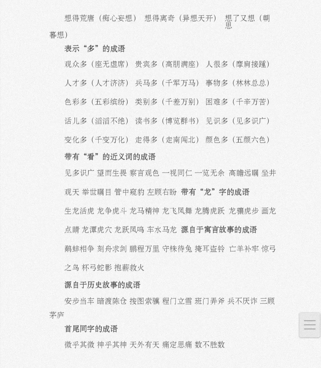 六年级作文常用成语,作文常用的成语