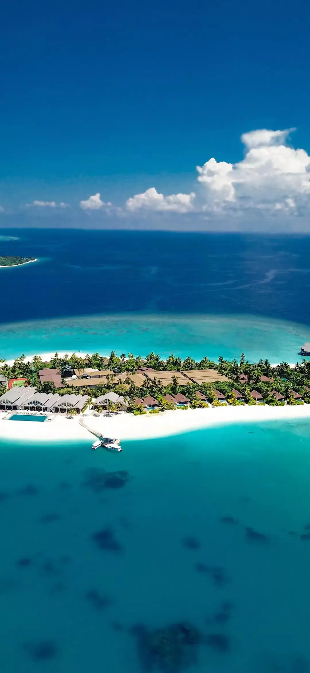 大海壁纸｜大海边，守候朝霞，聆听海浪的乐章