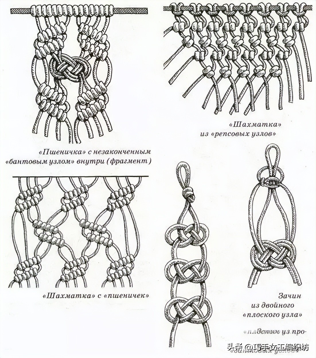 简单绳子编包包不用钩针,棉线绳编包包教程全过程