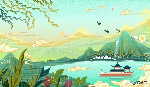 雨水时节，春雨犹添新绿，13首古诗词写意春色乍现之美