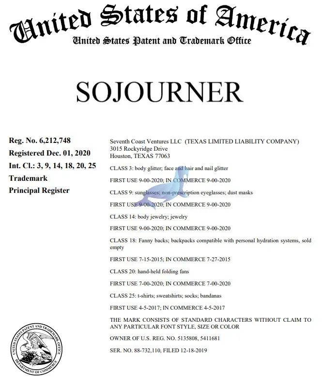 22-cv-4474和22-cv-1081，SRIPLAW律所代理新品牌，反光水袋背包