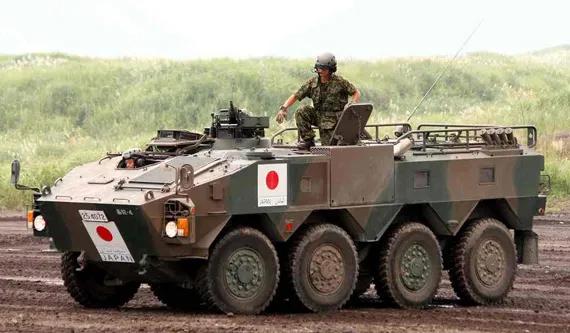 日本轮式水陆两栖装甲车,日本新款轮式装甲车