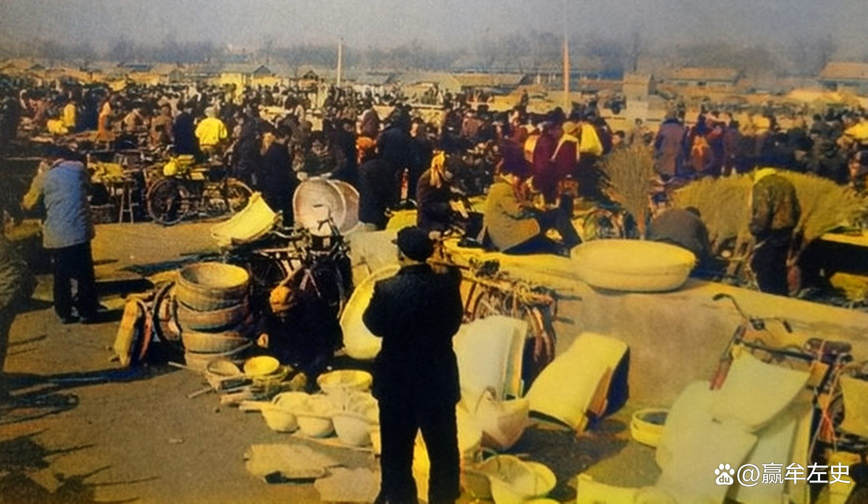 城市老照片山东周村,周村大街老照片的记忆