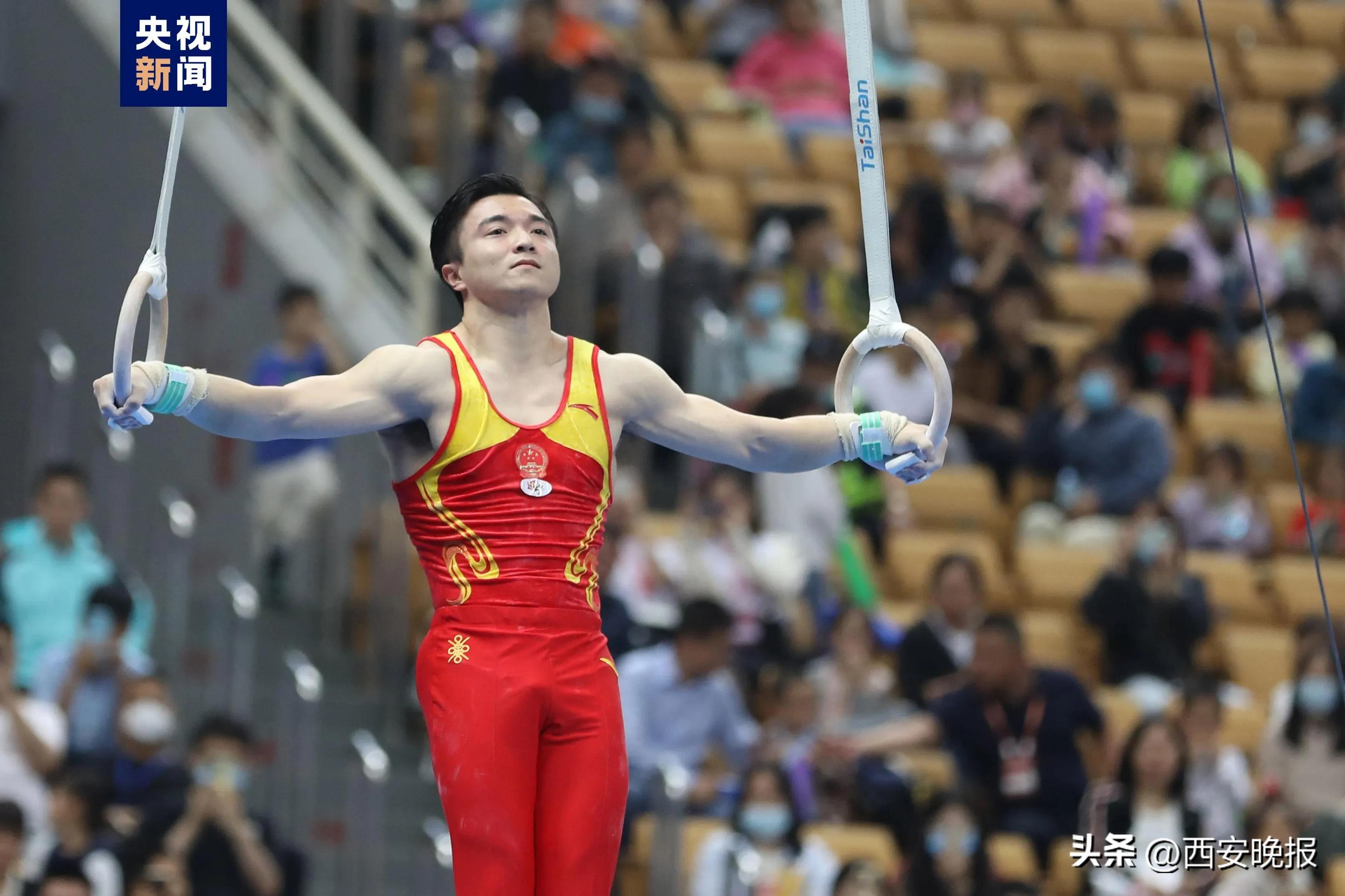 体操运动员刘洋夺金,奥运冠军吊环刘洋