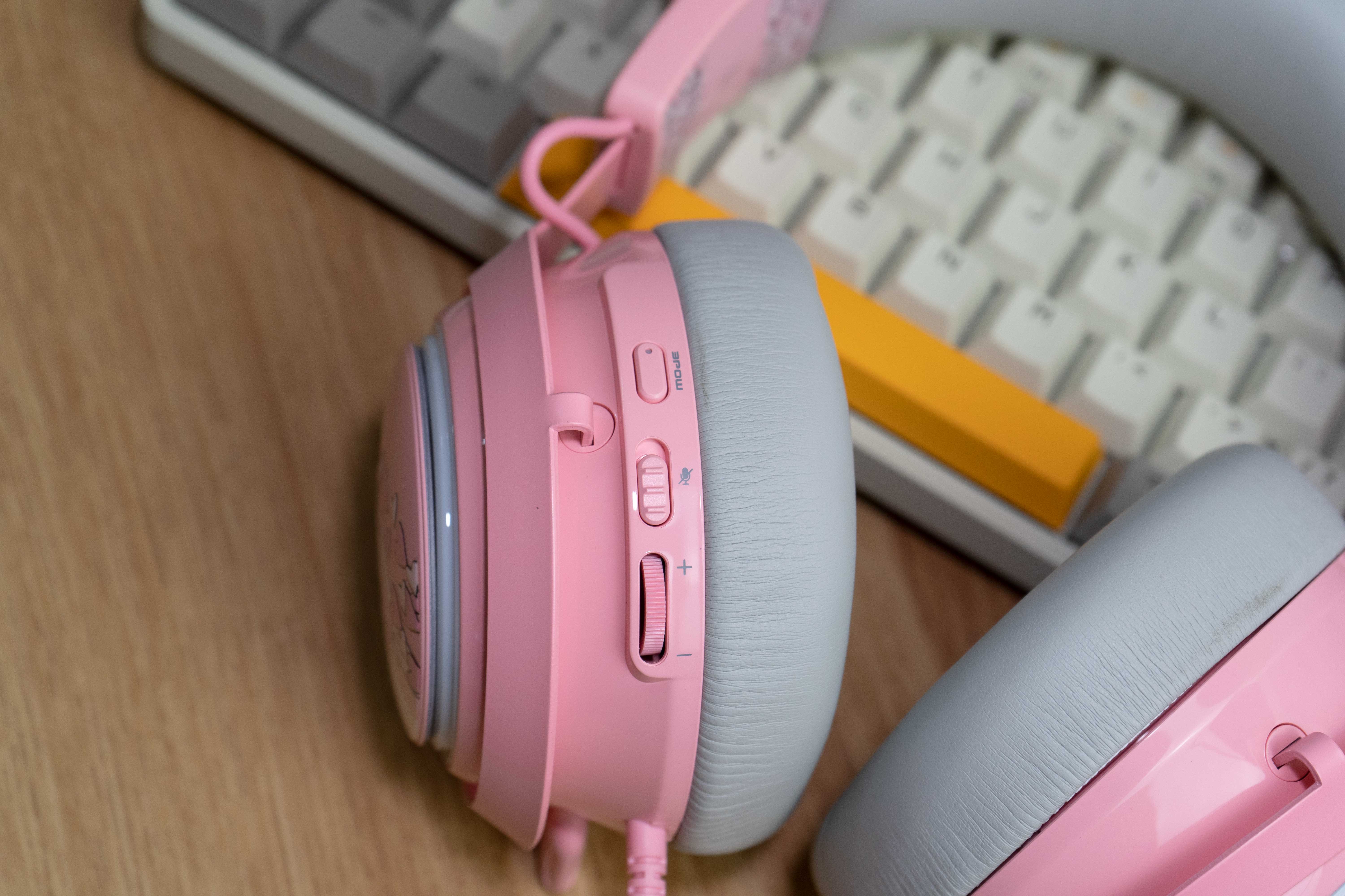 硬派甜心，硕美科粉色猫耳电竞游戏耳机体验