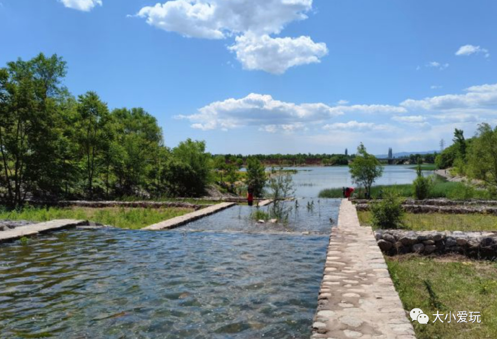 滨河公园带娃玩水,推荐一个好地方滨河公园