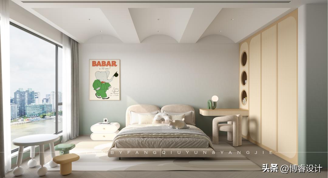 缪｜以“弧”为主，构建228㎡现代大平层