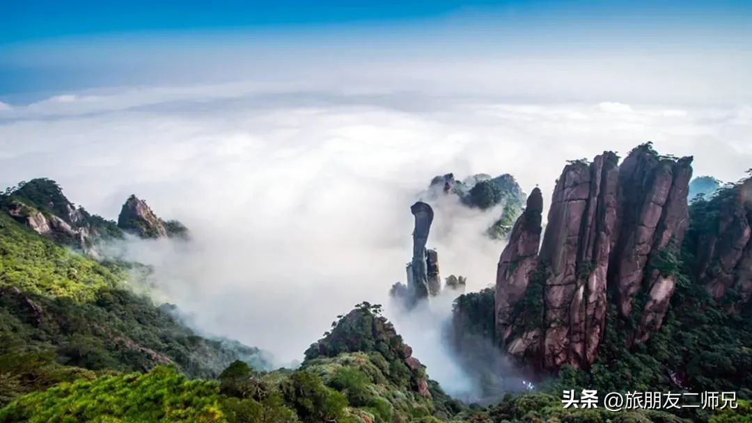 开封到三清山庐山篁岭四日游,江西出发旅游黄山三清山庐山