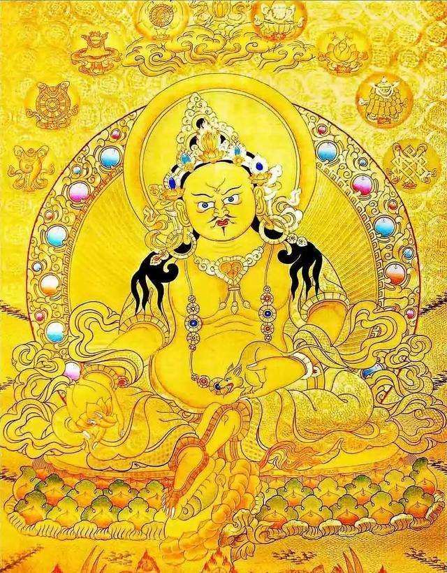 广仁寺黄财神吉祥物,广仁寺黄财神卡怎么摆放