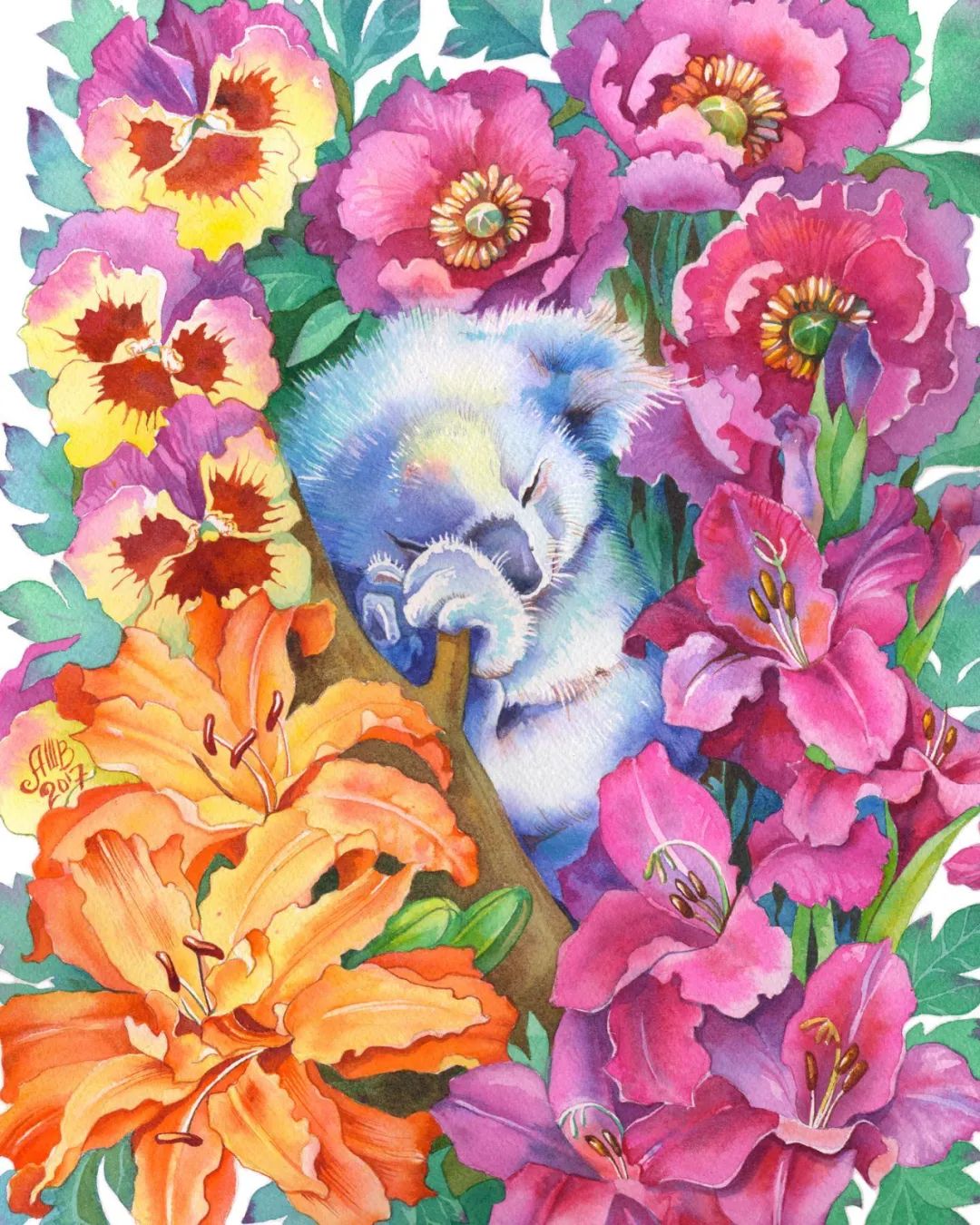 用色大胆的水彩作品,大神级水彩作品看完肯定不后悔