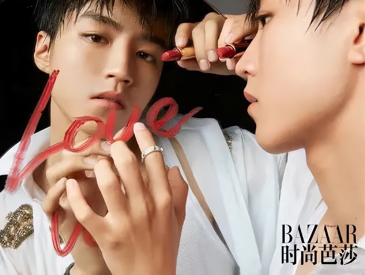 胡茬红唇，救命，代言化妆品的男明星太吓人了